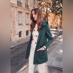 Sezane Alfred Coat (Hooded Rain Jacket)